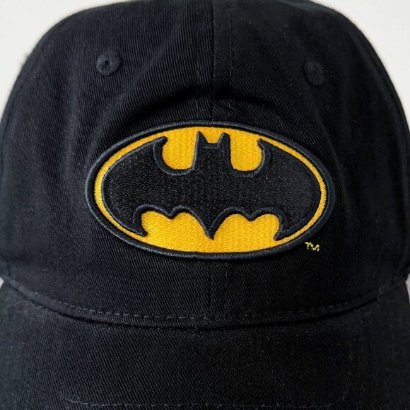 Batman DC Comics Snapback Hat Cap Mens Womens Comic Gift Movie Embroidered Black - Picture 3 of 7